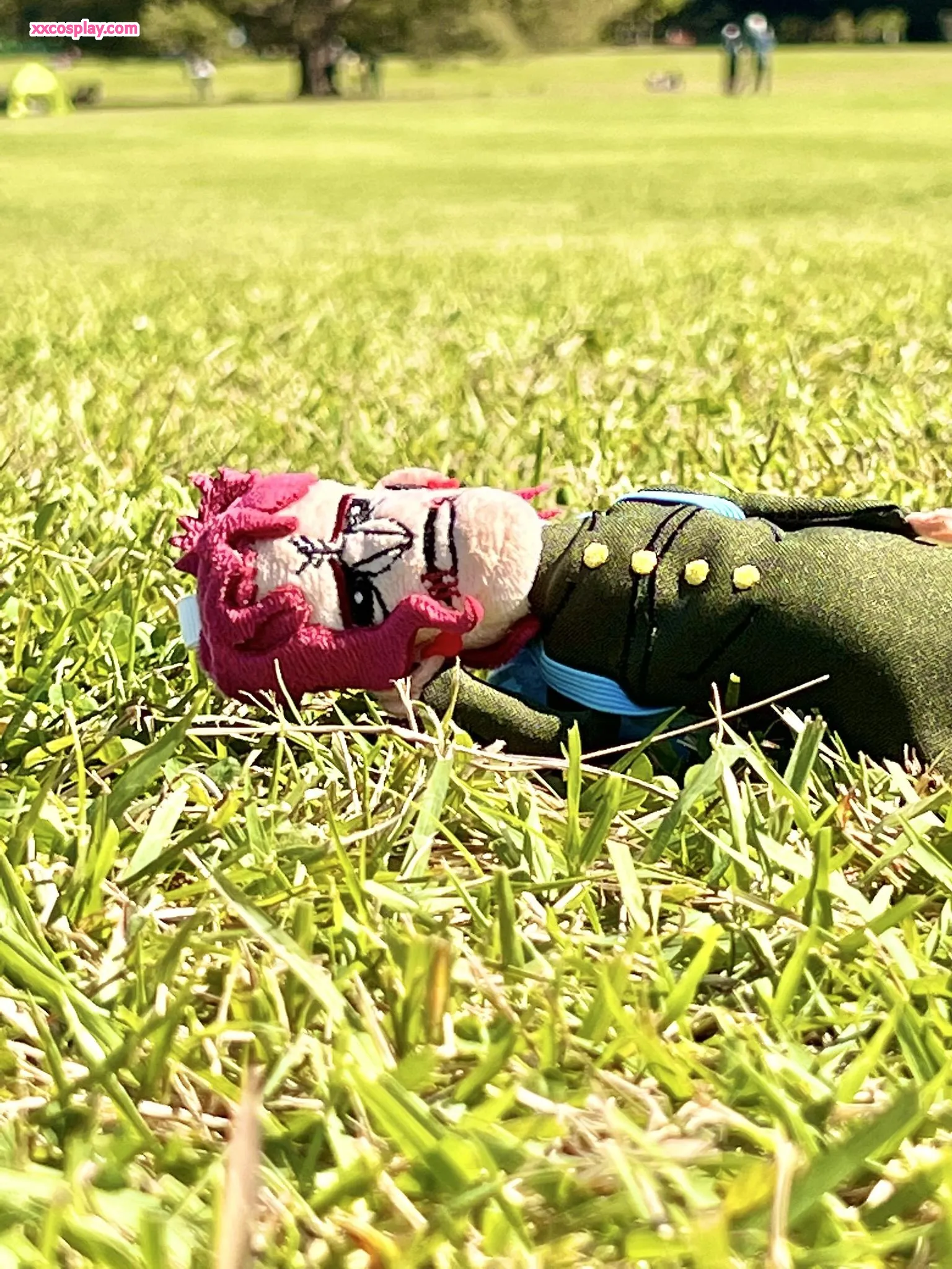 Yanagimaru's Zebra Bikini & Black Check Swimsuit at the Sento